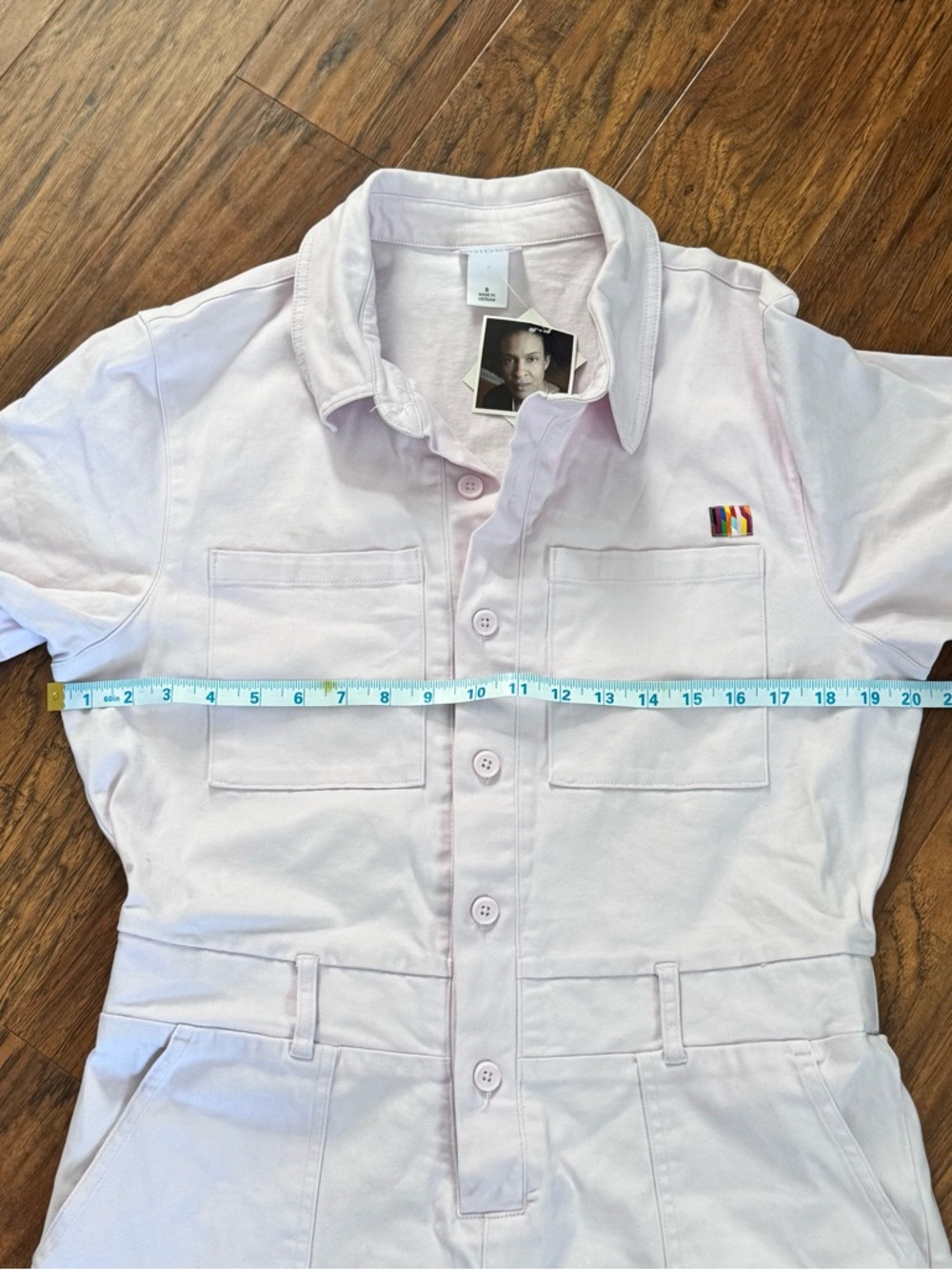 Pride Collection Romper – Alice Butts Design Pink Utility Short Sleeve Jumpsuit - Picture 6 of 9